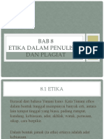 8 Etika DLM Penulisan Dan Plagiat