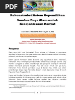 Download Makalah Rekonstruksi Sistem Kepemilikan SDA untuk Kesejahteraan Rakyat - TEMILNAS X Unlam by Jurnal Ekonomi Ideologis SN50861400 doc pdf