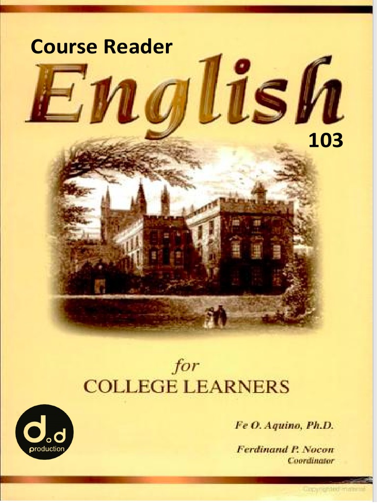 ENG 103 Course Reader Overview | PDF