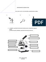 Instrumentos para observar células microscópicas