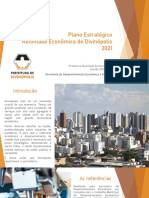 Plano Estratégico Retomada Econômica de Divinópolis 2021