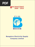 BESCOM Annual Report 2009 10 (Audited)