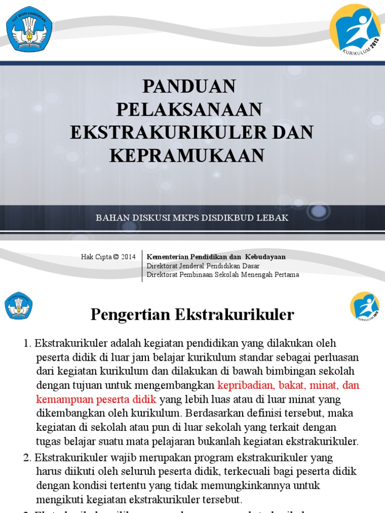 siswa SMA berpartisipasi dalam kegiatan ekstrakurikuler di sekolah