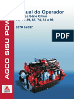 Manual de Instruções para Motores Série Citius AGCO SISU POWER