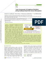 Screening-Level Life Cycle Assessment of Graphene-Poly (Ether