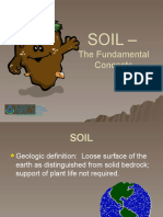 Soil - : The Fundamental Concepts