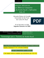 Teorema de Arzelá-Ascoli e suas aplicações