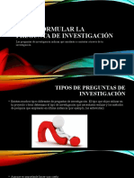 Cómo Formular La Pregunta de Investigación