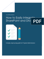 How To Easily Integrate Sharepoint and Dropbox: Cloudhq Presents