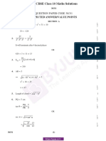 CBSE Class 10 Maths Solution PDF 2019 Set 3