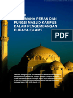 10. Bagaimana Peran Dan Fungsi Masjid Kampus Dalam Pengembangan Budaya Islam