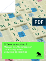 Manual de Alfabetización para Inmigrantes
