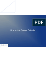 How To Use Google Calendar