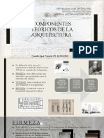 Componentes Teóricos de La Arquitectura
