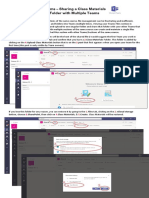 Sharing Class Materials Folder Across Multiple Teams