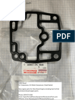 HINO Diesel Air Compressor, Air Brake Compressor, Head Gasket