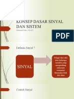 Materi 1 - Konsep Dasar Sinyal Dan Sistem