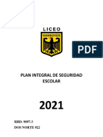 2021 LPH PISE Plan Integral Seguridad Yescolar