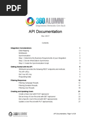 API Documentation