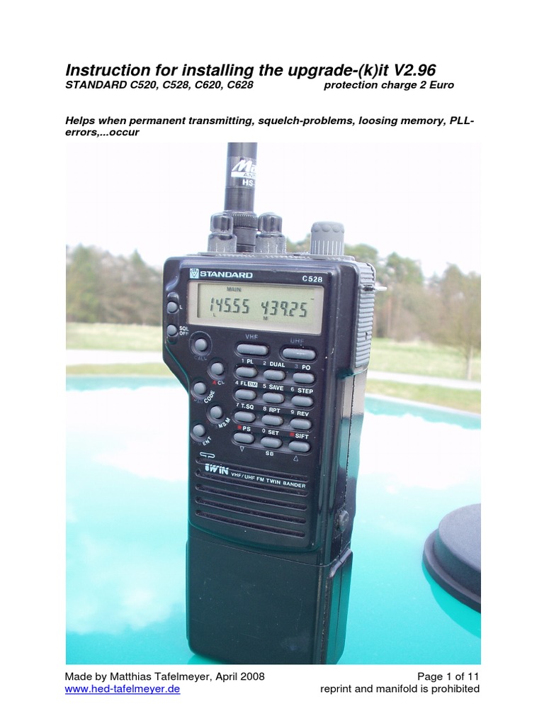 STANDARD C-520 STANDARD】144/430MHz トランシーバー C520 STANDARD