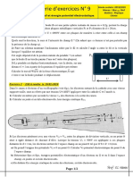 Série 1 - Energie Potentielle D'une Charge Électrique