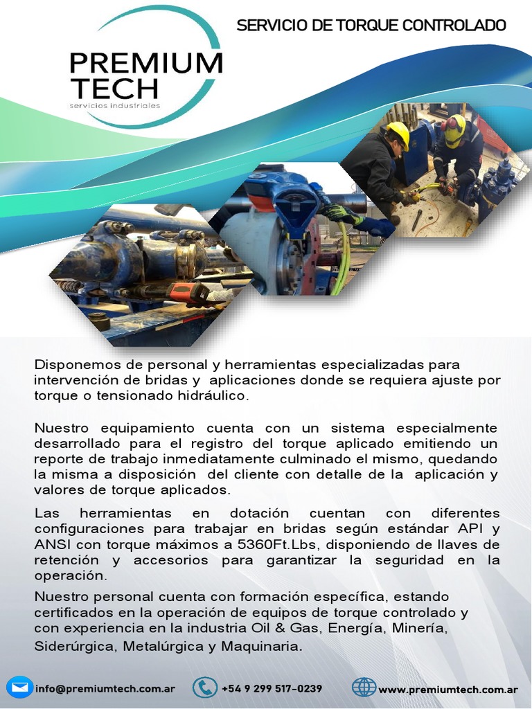 Servicio de Torque Controlado | PDF