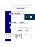 Electiva V Mantenimiento Electrico