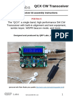 QCX 5W CW Transceiver Kit Assembly Instructions