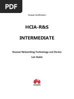 HCIA-Routing & Switching Intermediate Lab Guide V2.5