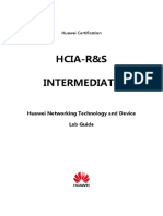 HCIA-Routing & Switching Intermediate Lab Guide V2.5