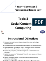 Topic 3 - V1 (Social Context of Computing)