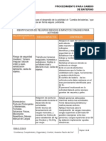 p009 Procedimiento para Cambio de Baterias