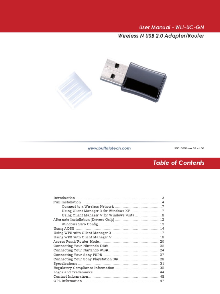 WLI UC GN - Manual | PDF | Wireless Lan | Wireless Access Point