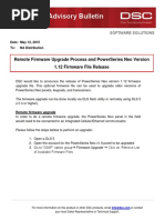 May - 2015 - TAB - Software Solutions - Firmware Upgrade Process and PowerSeries Neo v1 - 12 Release - NA Dist