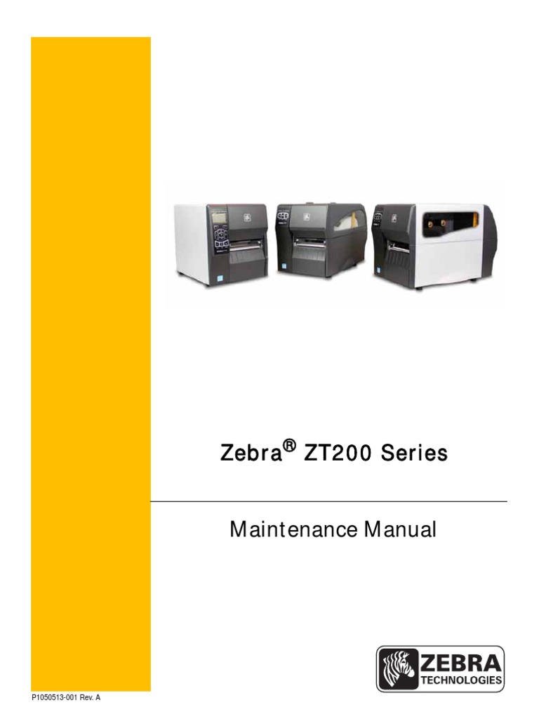 ZT210, ZT220, ZT230 Service Manual PDF Printer