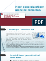 I Modelli Lineari generalizzati-RCA