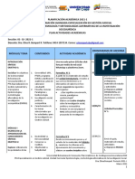 PFA Gestión Judicial Epist. Plan de Clases 2021-1