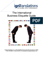 International Business Etiquette