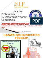 Hazard Communication Program