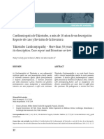 Cardiomiopatia de Takotsubo, A Mas de 30 Años de Su Descripcion, Reporte de Caso y Revision de La Literatura