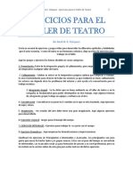 106852877 Ejercicios de Actuacion Para El Taller de Teatro