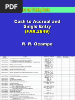 FAR.2649 - Cash To Accrual and Single Entry