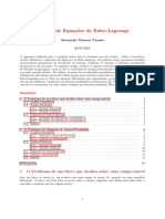 Revisão Equações Euler-Lagrange