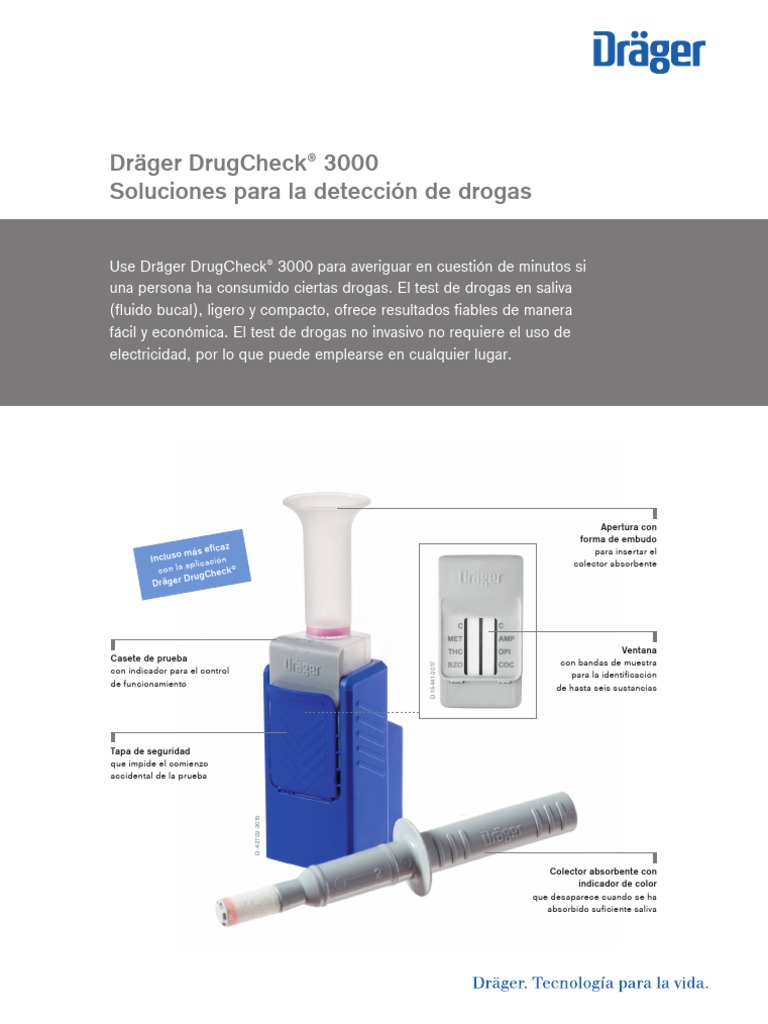 Drugcheck 3000 Pi 9071798 Es Es | PDF | Mdma | Aplicación movil