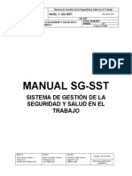 Manual SG-SST-001 Sistema de Gestión de La Seguridad y Salud en El Trabajo