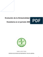 Evolución de La Siniestralidad Laboral en El Sector de La Hostelería en El Periodo 2000-2009