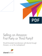 Selling On Amazon: First Party or Third Party?