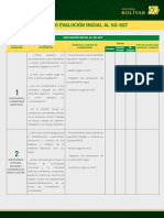 Formato Evalución Inicial Al SG-SST