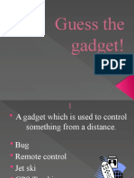 Guess The Gadget Riddlesppt Picture Description Exercises - 50667