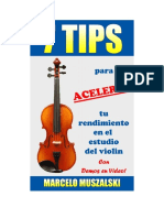 1.0 Tips Para Acelerar Tu Rendimiento en El Estudio Del Violin